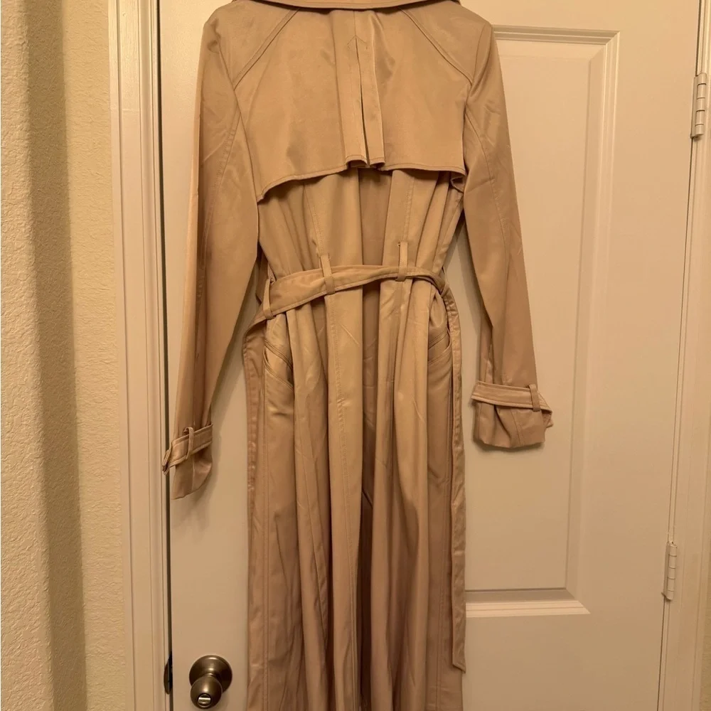 Women's Tan Trench Coat - Picture 2 of 10